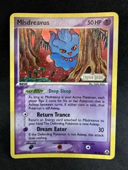 Pokemon Misdreavus 40/92 Legend Maker Reverse Holo Uncommon MP - Image 1
