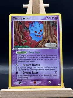 Pokemon TCG Misdreavus 40/92 Stamped Reverse Holo Legend Maker - Image 1