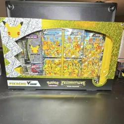 Pokemon Celebrations Pikachu V-Union Box Promo Oversize Card 2021 - Image 1