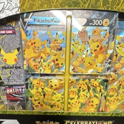 Pokemon Celebrations Pikachu V-Union Box Promo Oversize Card 2021 - Image 2