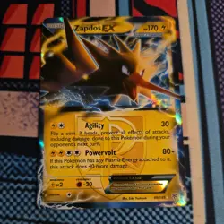 Zapdos EX 48/135 Ultra Rare BW Plasma Storm Set Pokemon Card - Image 1