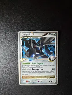 Pokemon TCG Dialga G LV.X Ultra Rare Holo Card 122/127 Platinum - Image 1