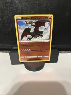 Pokemon TCG Radiant Charizard Crown Zenith Holo Card 020/159 NM Condition - Image 1