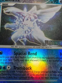 HP Palkia Great Encounters 26/106 Stamped Burger King Holo Pokemon Card - Image 5