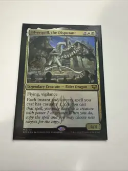 MTG FOIL Silverquill, The Disputant 0226 Strixhaven Mythic Rare NM - Image 1