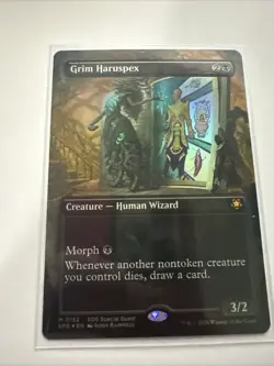 Grim Haruspex - Foil Extended Art SPG NM MTG - Image 1