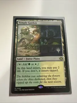 MTG Temple Garden - Promo Pack, NM-Mint, English Promo Pack: Throne of Eldraine - Image 1
