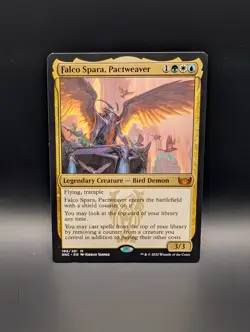 MTG - Falco Spara, Pactweaver - Normal - Legendary Creature - SNC #186 - Mythic - Image 1