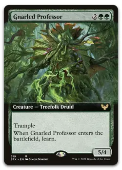 Gnarled Professor (Extended Art) #319 (NM) Strixhaven STX Magic MTG - Image 1