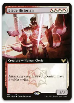 Blade Historian (Extended Art) #334 (NM) Strixhaven STX Magic MTG - Image 1