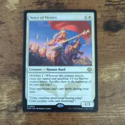 Voice of Victory - Tarkir Dragonstorm (TDM) NM MTG - Image 1