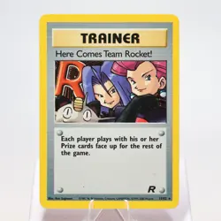 Pokemon TCG - Here Comes Team Rocket! 15/82 Team Rocket Holo Rare WOTC - EXC/NM - Image 2