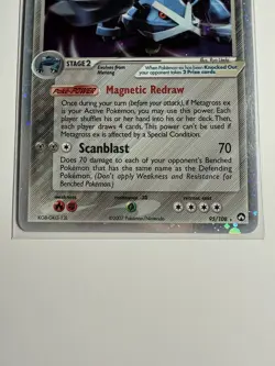 Metagross EX, Shiftry EX, Claydol EX, Walrein EX Power Keepers Silver Border Lot - Image 5