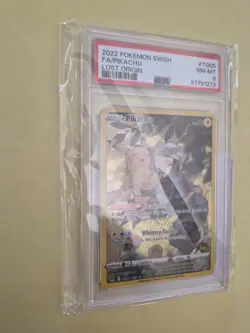 Pokemon Pikachu TG05/TG30 SWSH11 Lost Origin Trainer Gallery Graded PSA 8 ⭐ - Image 3