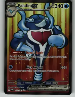 Palafin ex 193/167 Ultra Rare Twilight Masquerade Pokemon Holo Near Mint - Image 1