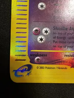 Pokemon Slowking Rare Reverse Holo Aquapolis 034/147 Stage 1 80 HP Aya Kusube - Image 5