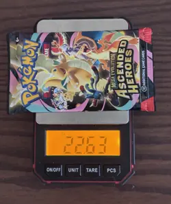 VERY HEAVY! 22.63g Pokemon TCG Ascended Heroes Booster Pack (SEALED) - Image 1
