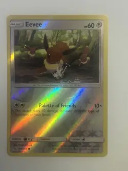 Pokemon Eevee 105/156 Sm-Ultra Prism Reverse Holo Palette of Friends - Image 1