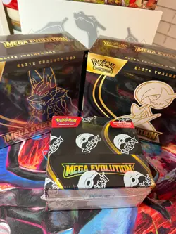 (Lot of 3) Pokemon - Mega Evolution Booster Box & 2 ETBs Sealed - Image 2