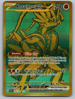 Koraidon ex 245/091 Hyper Rare Paldean Fates Pokemon Near Mint - Image 1