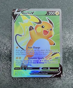 Raichu V 158/172 Pokemon TCG Swsh09: Brilliant Stars - Full Art Holo NM - Image 1