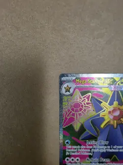 Mega Starmie EX 102/088 Full Art Ultra Rare Pokemon TCG: Perfect Order Holo - Image 3