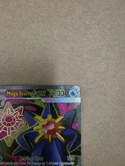 Mega Starmie EX 102/088 Full Art Ultra Rare Pokemon TCG: Perfect Order Holo - Image 5