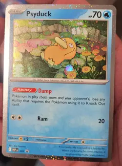 Pokemon Psyduck 007 Cosmos Holo Promo NM - Image 2