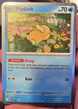 Pokemon Psyduck 007 Cosmos Holo Promo NM - Image 3