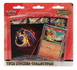 Pokemon Mega Evolution Ascended Heroes Tech Sticker Collection Blister 1 Random - Image 1