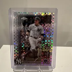 2025 Topps Chrome Ben Rice X-Fractor Rookie RC #139 YANKEES🔥 - Image 1