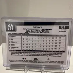 2025 Topps Chrome Ben Rice X-Fractor Rookie RC #139 YANKEES🔥 - Image 2