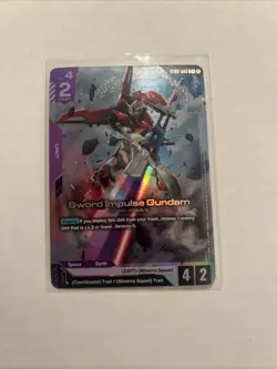 Gundam card Game sword Impulse Gundam ST09 Destiny Ignition C+ parallel - Image 1