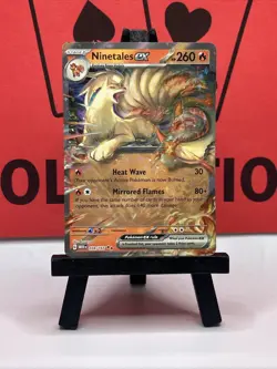 Ninetales EX 038/165 SV: Scarlet & Violet 151 Full Art Pokemon Card - Image 2