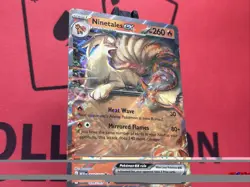 Ninetales EX 038/165 SV: Scarlet & Violet 151 Full Art Pokemon Card - Image 4