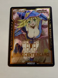Dark Magician Girl Field Center Foil Goddess Waifu Card Holo Doujin Anime Sexy - Image 1