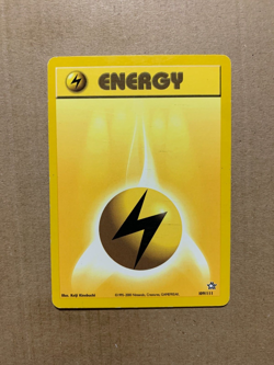 Lightning Energy 109/111 Neo Genesis - Pokemon Card - EXCELLENT - Image 1