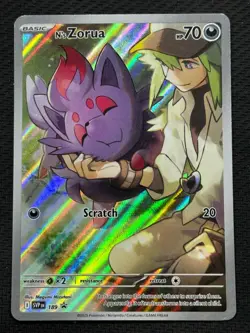 N's Zorua Holo Promo SV: Scarlet & Violet Promo Cards 189 NM - Image 1