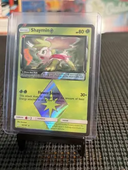 Pokemon 2019 TCG Shaymin Prism Star Sun & Moon Holo Rare Card 10/181 - Image 1