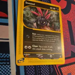 Sneasel 110/147 Aquapolis 2002 E Reader Pokemon TCG WOTC Card - Image 2