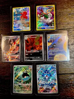 Pokemon Trainer Gallery / Illustration Rare 7 Card Lot Octillery Oranguru Scizor - Image 1