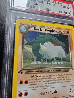 PSA 10 Dark Donphan Holo 3/105 - 2002 1st Edition Neo Destiny WOTC Pokemon Card - Image 2