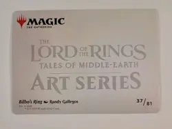 Bilbo's Ring - Art Series: The Lord of the Rings - 37/81 - MTG - Image 2