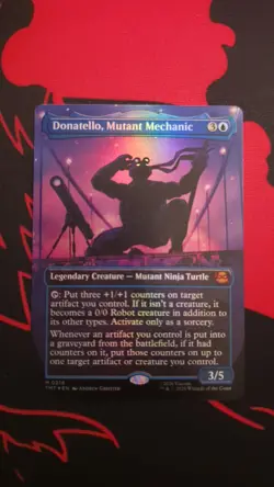 Donatello, Mutant Mechanic (Borderless) Teenage Mutant Ninja Turtles Foil - Image 1