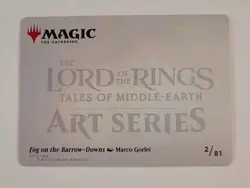 Fog on the Barrow-Downs - Art Series: The Lord of the Rings - 2/81 - MTG - Image 2