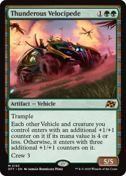 MTG Thunderous Velocipede - 183 / English / Near Mint - Image 1