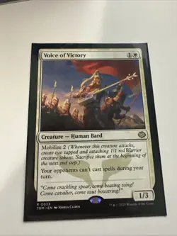Voice of Victory - Tarkir Dragonstorm (TDM) NM MTG - Image 1