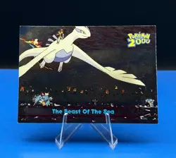 The Beast of The Sea Rainbow Foil #66 Pokemon 2000 Movie Topps - PACK FRESH NM - Image 1