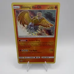 Shining Ho-Oh Black Star Promo Holo SM70 130 HP SM-Pokemon TCG English - Image 1