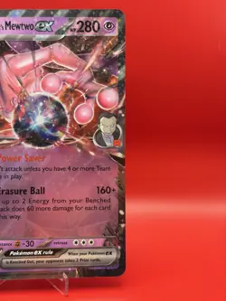 Pokemon Team Rocket's Mewtwo EX #205 Large Promo Card - Image 4
